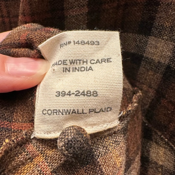 Doen Brown Cornwall Plaid Maxi Dress - Picture 5 of 6